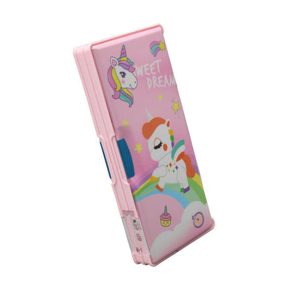 Unicorn Pencil Box with Sharpener #1909