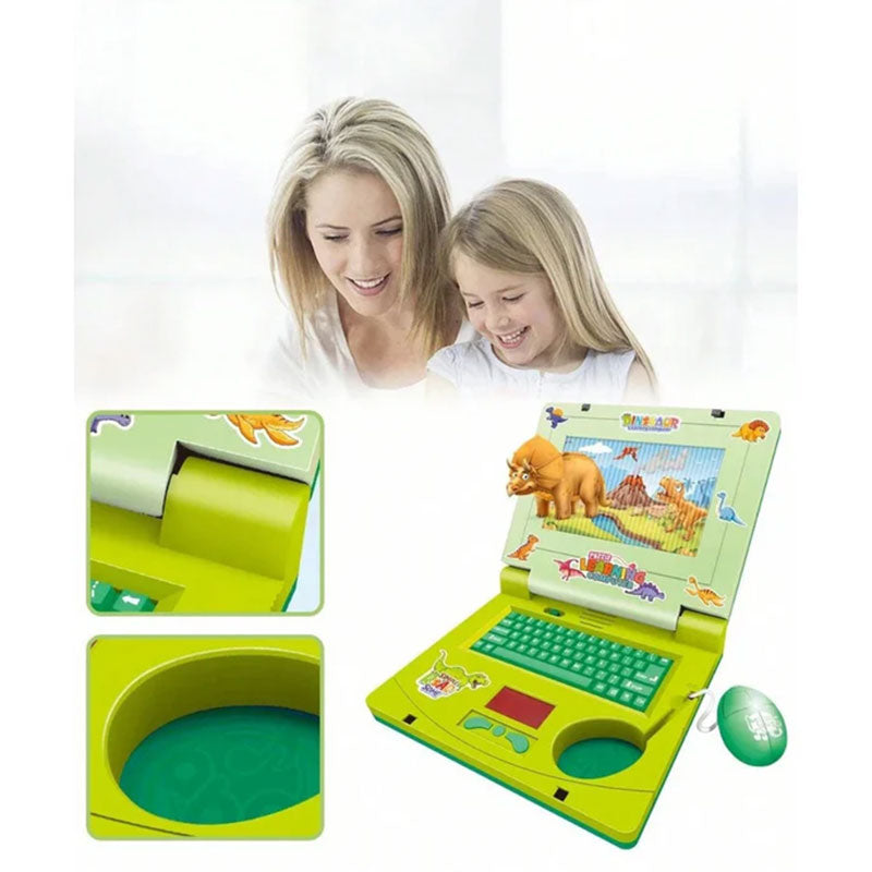 Dinosaur Puzzle Learning Laptop for Kids