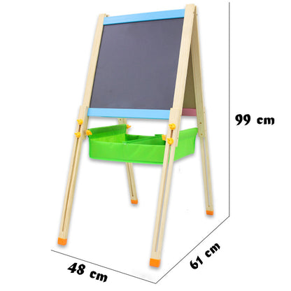 Wooden Multi-function Drawing Board (Adjustable)