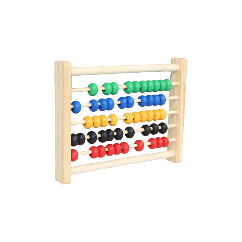 Wooden Mini Learning Abacus – 5 Rows