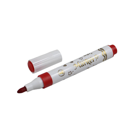 Bright-Coloured Washable Marker 12 Pcs #2079