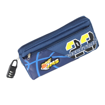 Basketball JMS Zipper Pouch with Lock