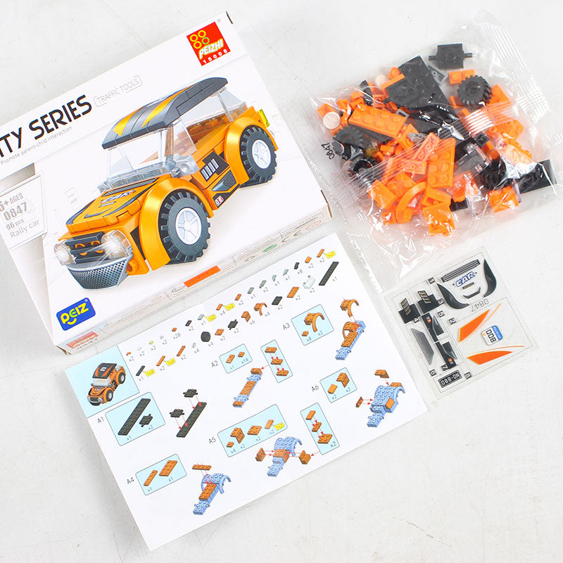 DIY Puzzle Blocks City Series Cars Collection