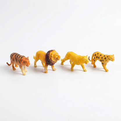 Mini Pack of 12 Safari Zoo Animals Kingdom