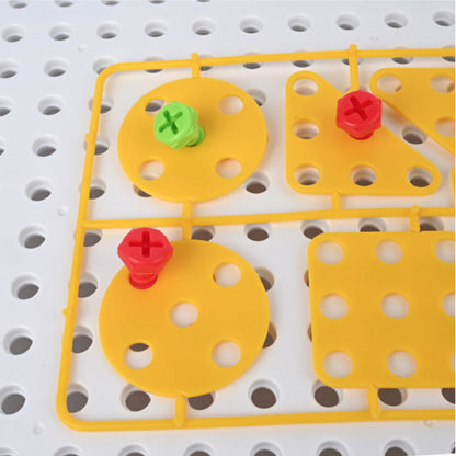 Puzzle Magic Plate DIY Education toy for kids 144 Pcs