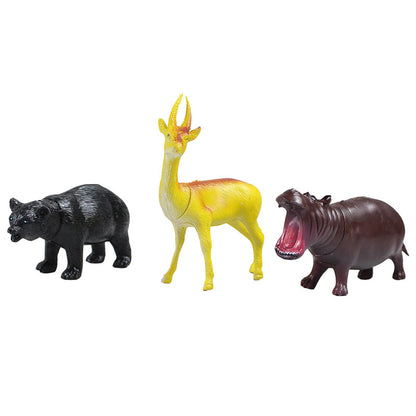 Safari Animal Kingdom Figure Set 6 Pcs