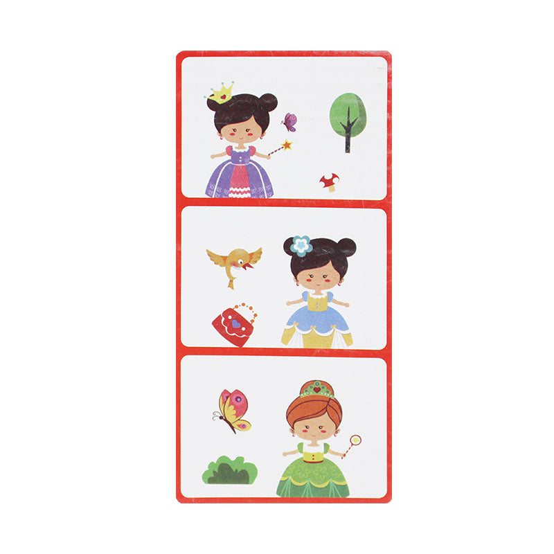 Change the Princess Dress Wooden Puzzle Board