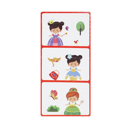 Change the Princess Dress Wooden Puzzle Board