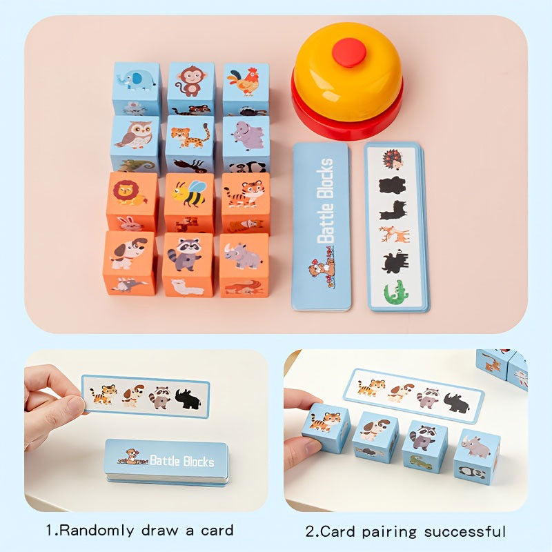 Animal Ranking Battle Blocks Puzzle Game