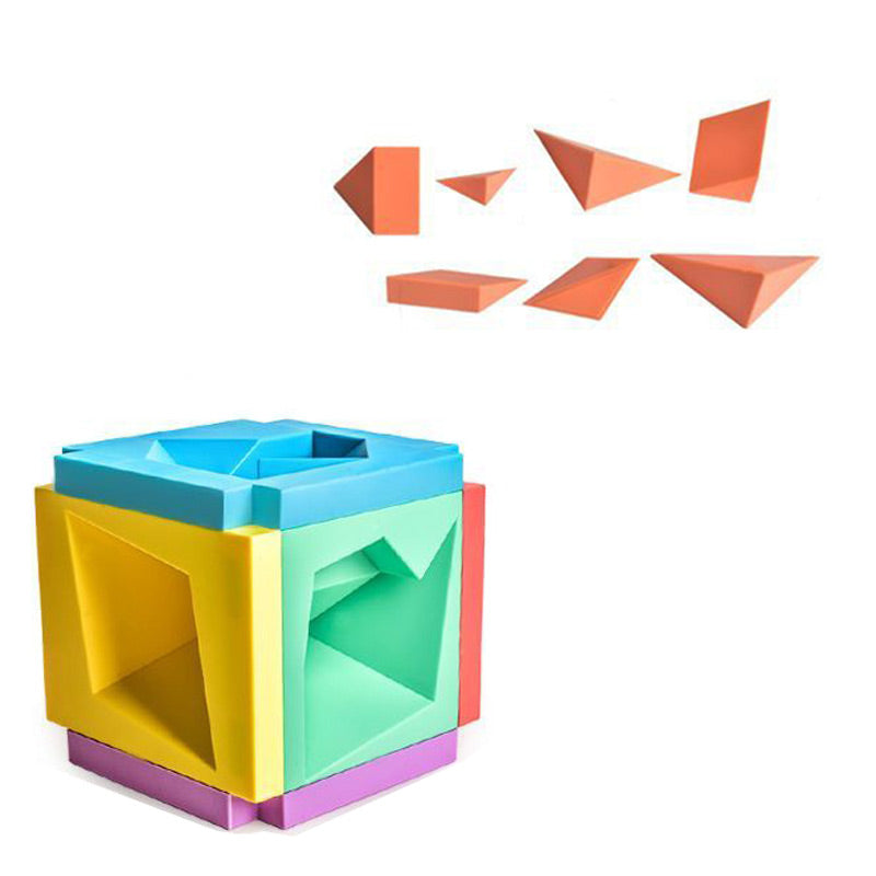 3D Tangram Puzzle Cube