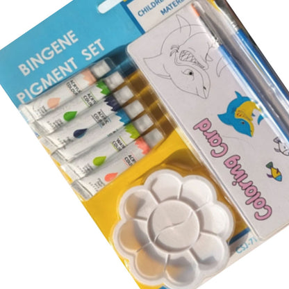 Bingene Pigment Set Painting Coloring Card