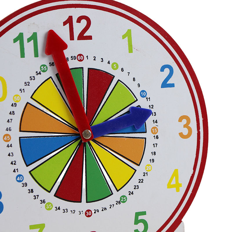 Wooden Clock Toy For Learning Number