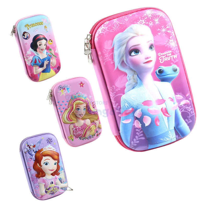 3d Embossed Cartoon Pencil Case for Girls #1991