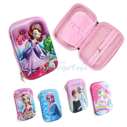 3d Embossed Characters Stationery Case for Girls #1990