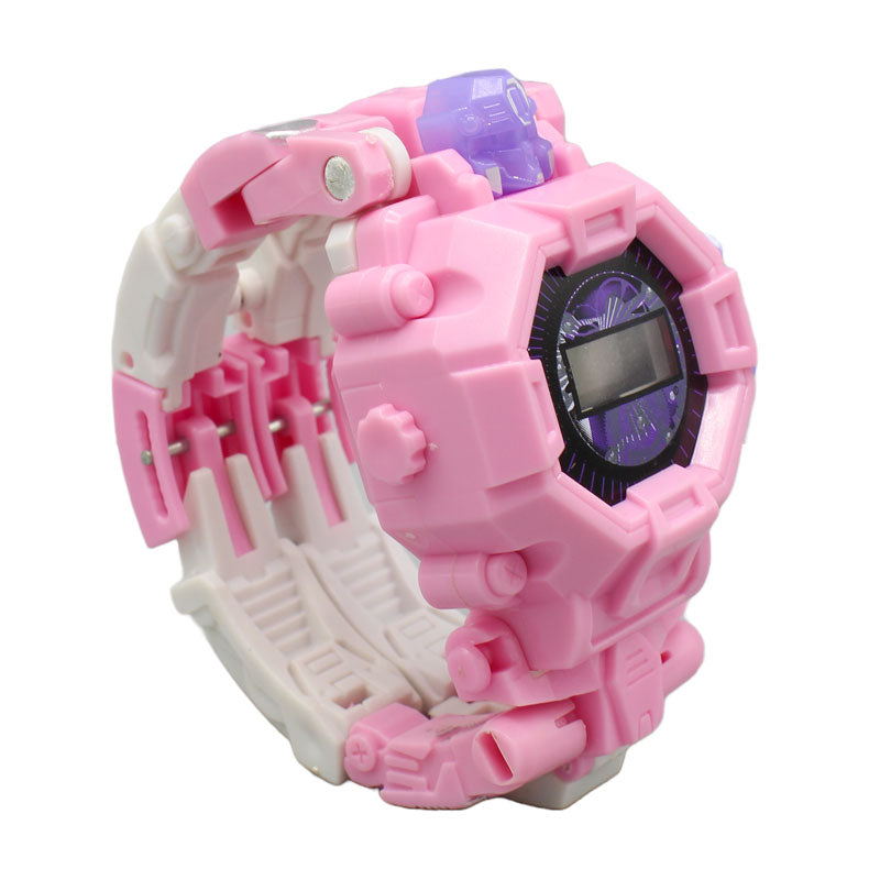 Robot Electronic Deformation Watch