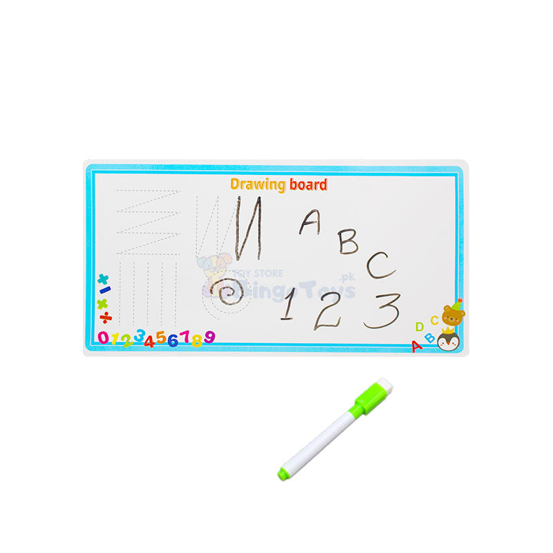 4 in 1 Puzzle & Writing Wooden Board