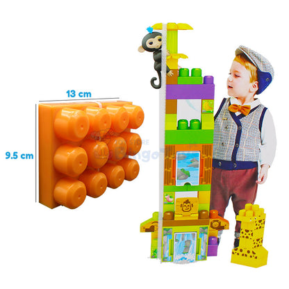 42 Pcs Mega Monkey Building Blocks