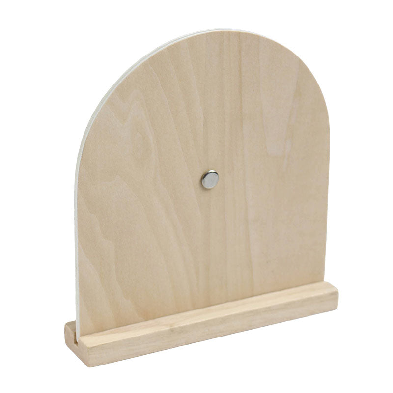 Wooden Clock Game with Double Sided Cards