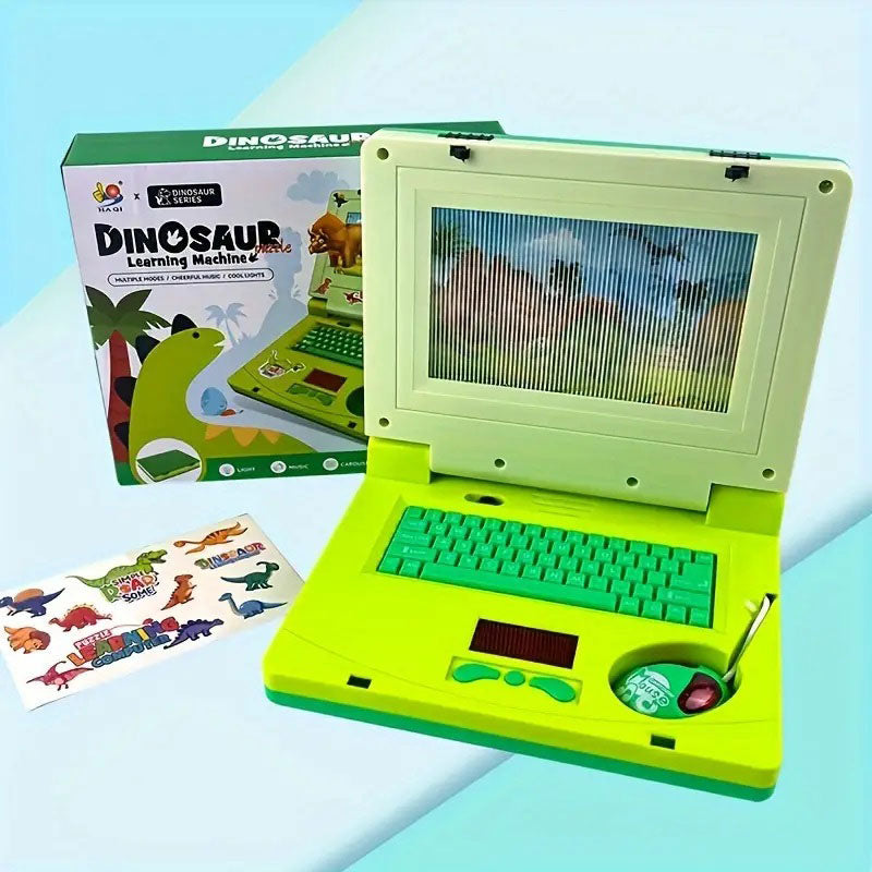 Dinosaur Puzzle Learning Laptop for Kids