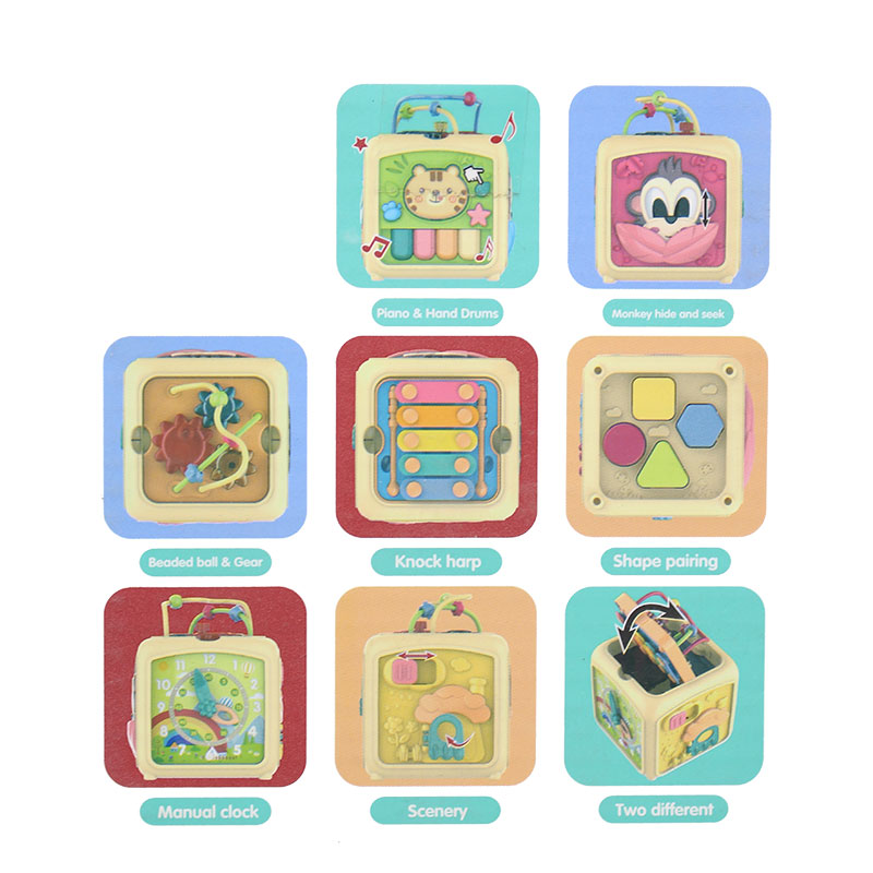 Activity Cube for Kids 8 in 1 #1924
