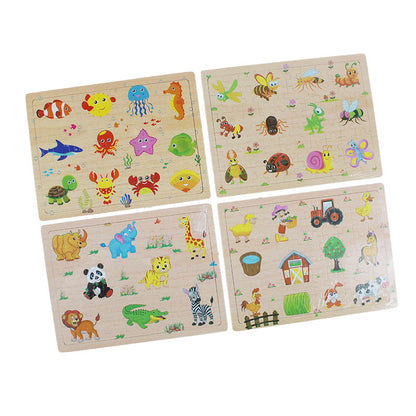 Kids Wooden Educational Puzzle Boards #1993