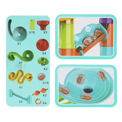 Marble Run Pipeline Toy Set 50 Pcs