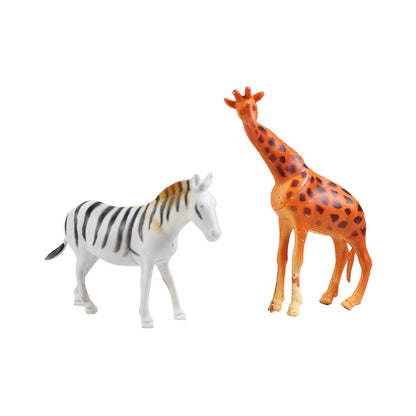 Safari Animal Kingdom Figure Set 6 Pcs
