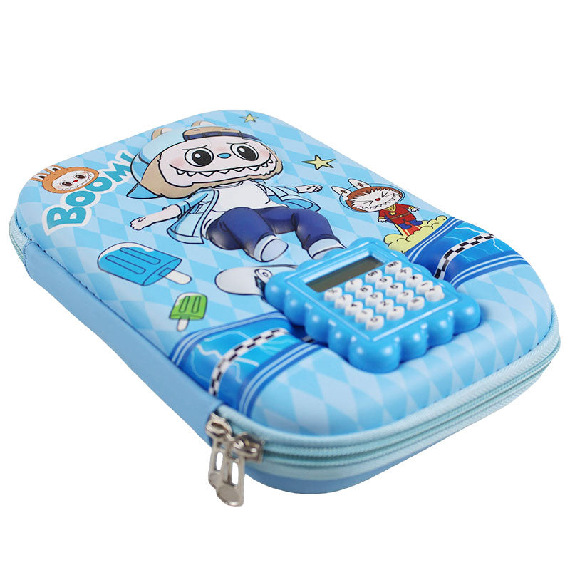 3d Embossed Pouch with Calculator for Boys #1989