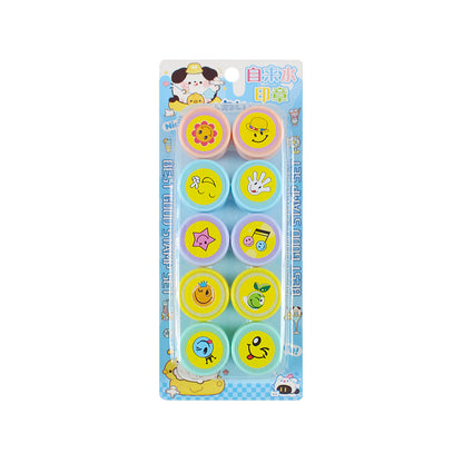 10 PCs Smileys Stamp Set