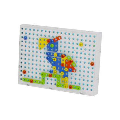 Puzzle Magic Plate DIY Education toy for kids 144 Pcs