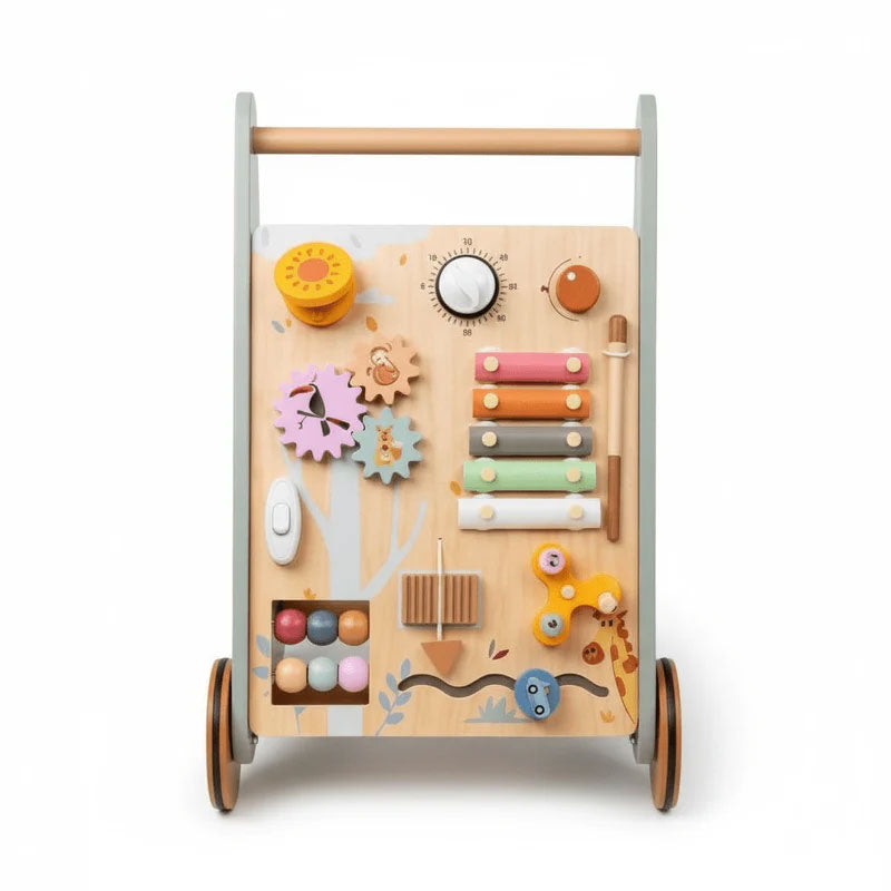 Baby Wooden 13-in-1 Activity Walker