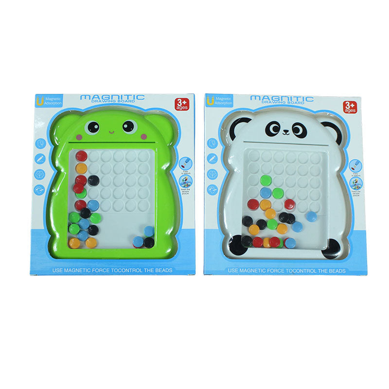 Cute Cartoon Magnetic Drawing Puzzle Board with Cards