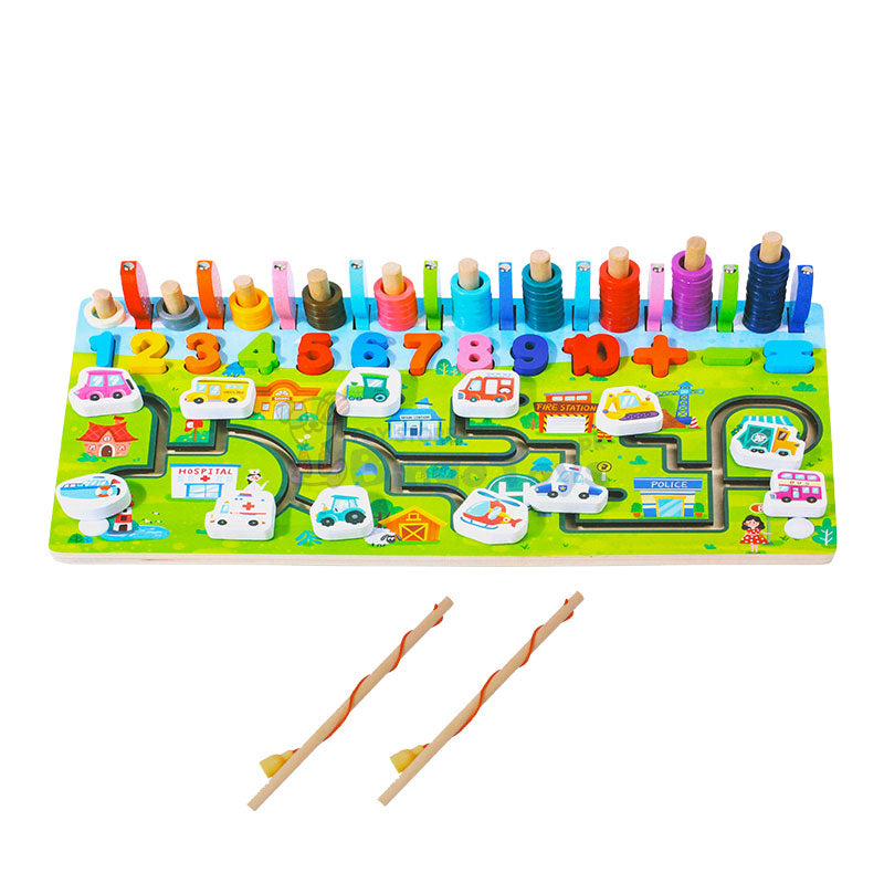 5 in 1 Multifunction Number Game Board