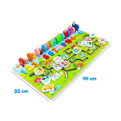 5 in 1 Multifunction Number Game Board