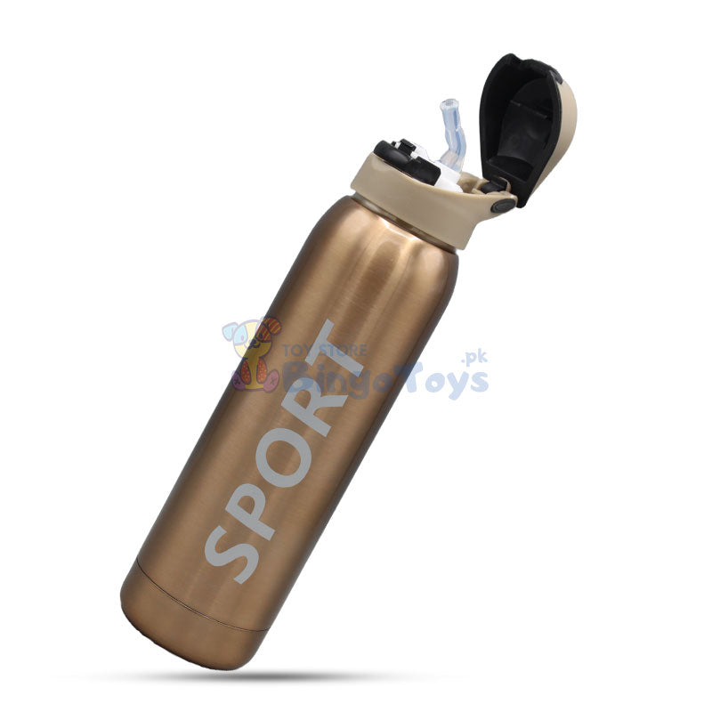 500ml Brown Sport Hot & Cold Bottle