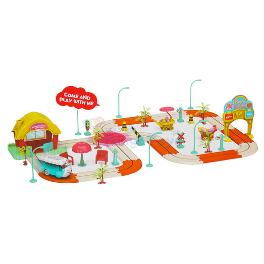 59 Pcs DIY Amusement Park Track Building Set
