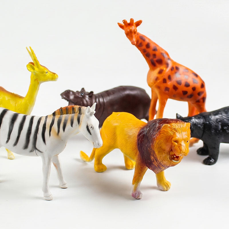 Safari Animal Kingdom Figure Set 6 Pcs