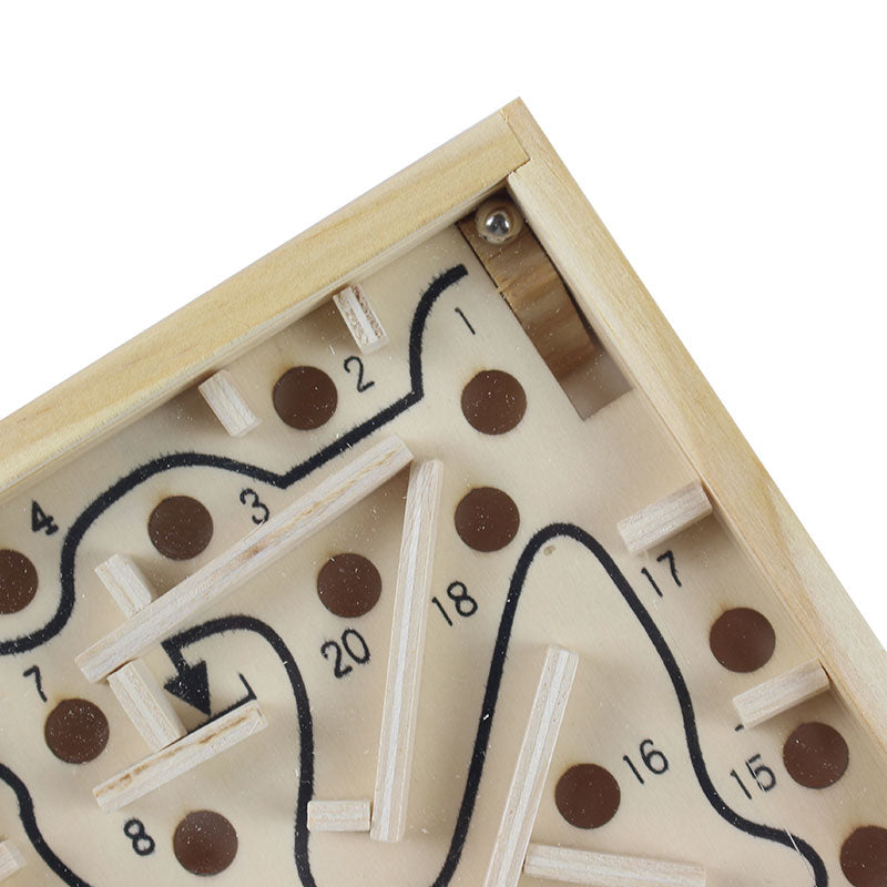 Wooden Mini Labyrinth Ball Maze Game