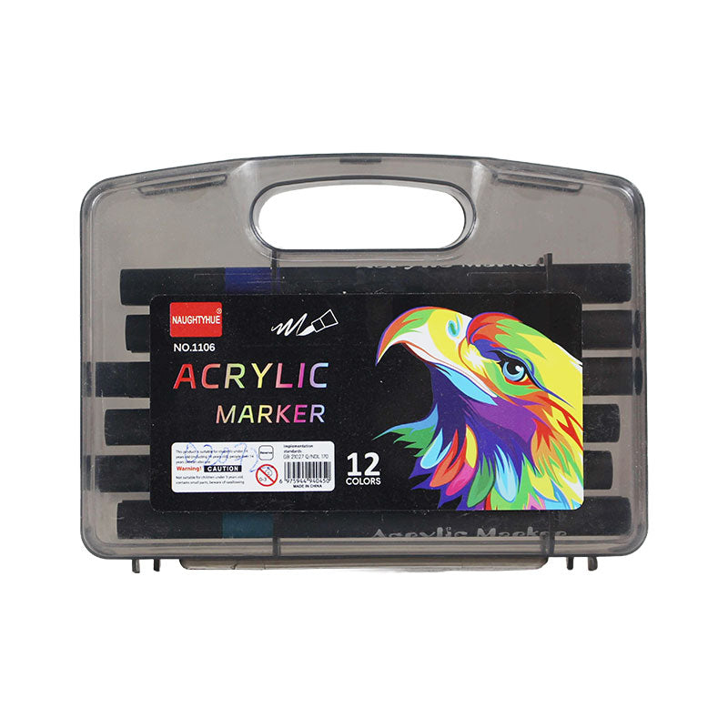 Pack of 12 Acrylic Marker Colors #2072