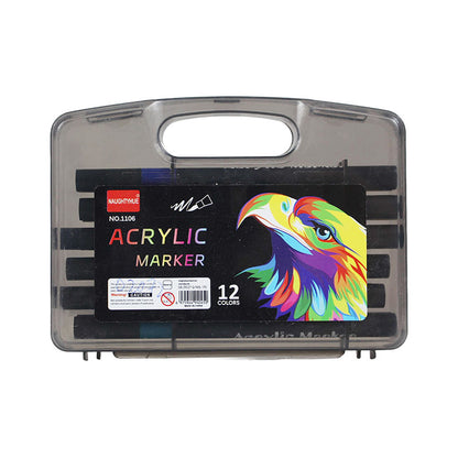 Pack of 12 Acrylic Marker Colors #2072