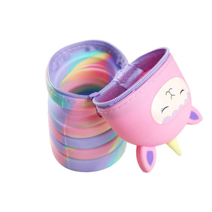 Cute Silicone Pop-Up Pencil Case