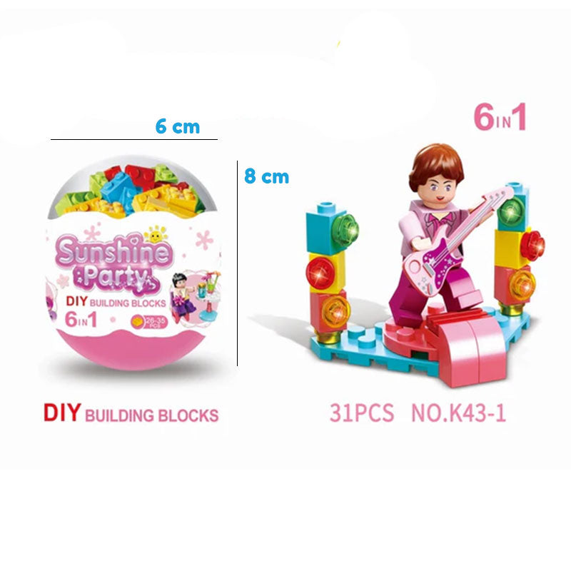 Creator Sunshine Party Building Blocks Egg