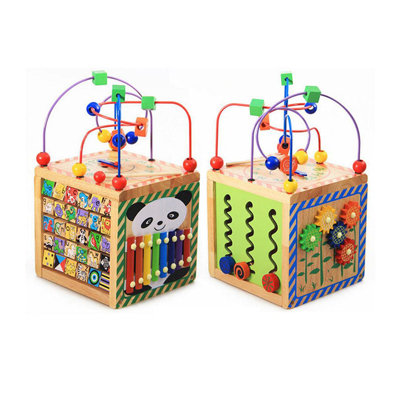 6in1 Wooden Activity Bead Maze