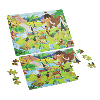 60 Pcs Kids Discovery Puzzle Board Wooden #2066
