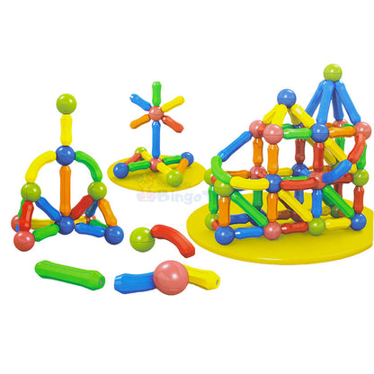 64 Pcs Magnetic Building Blocks