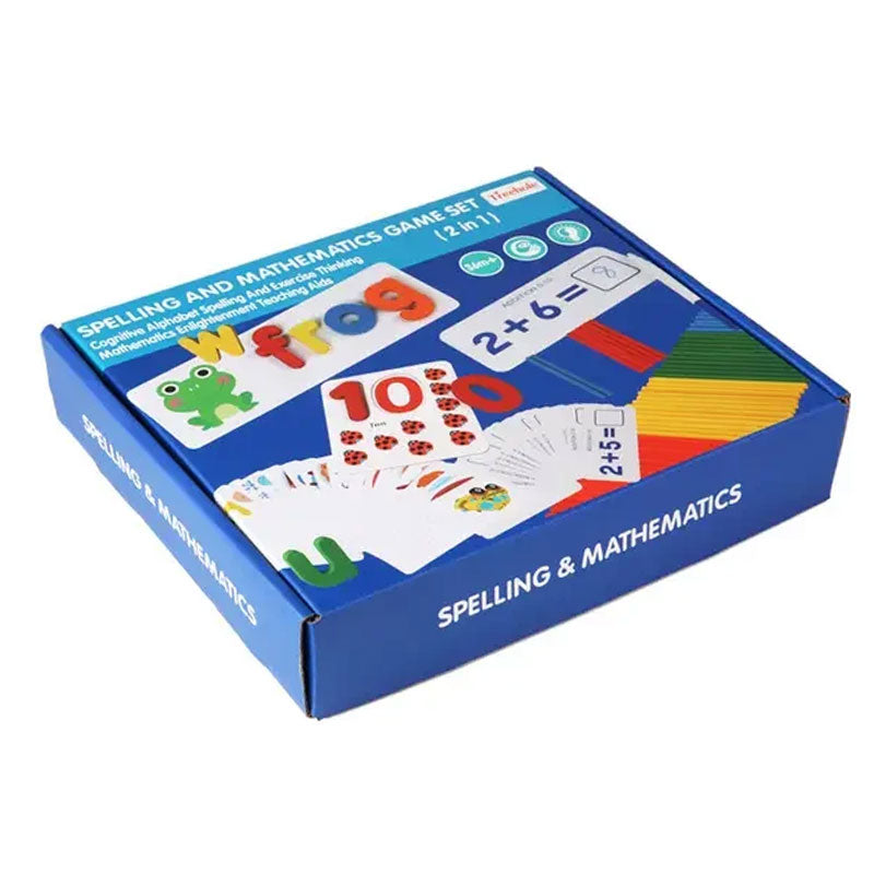 Spelling and Mathematics Game Set 2 in 1