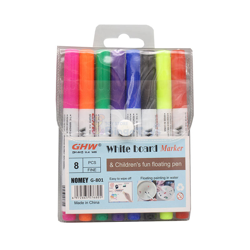 8 Pcs Multi-colour White Board Marker