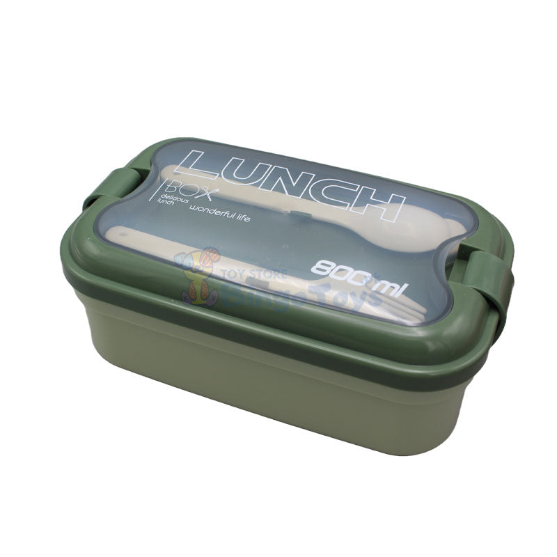 800 ml Delicious Life Plastic Lunch Box