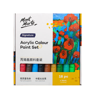 18 PCS Acrylic Color Paint Set