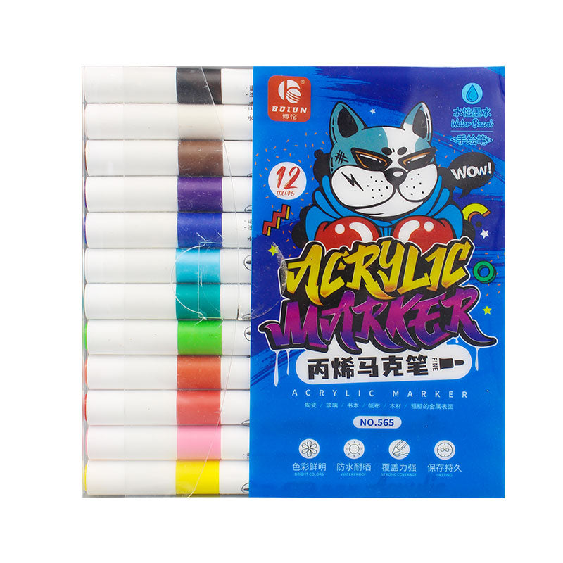 12 PCS Acrylic Marker